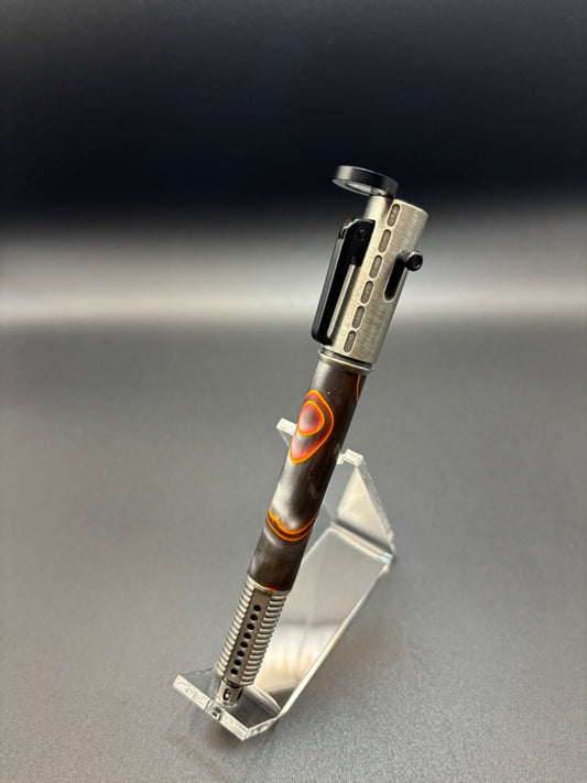 Semi-Automatic Rifle Pen ★ Antique Pewter ★ Midnight