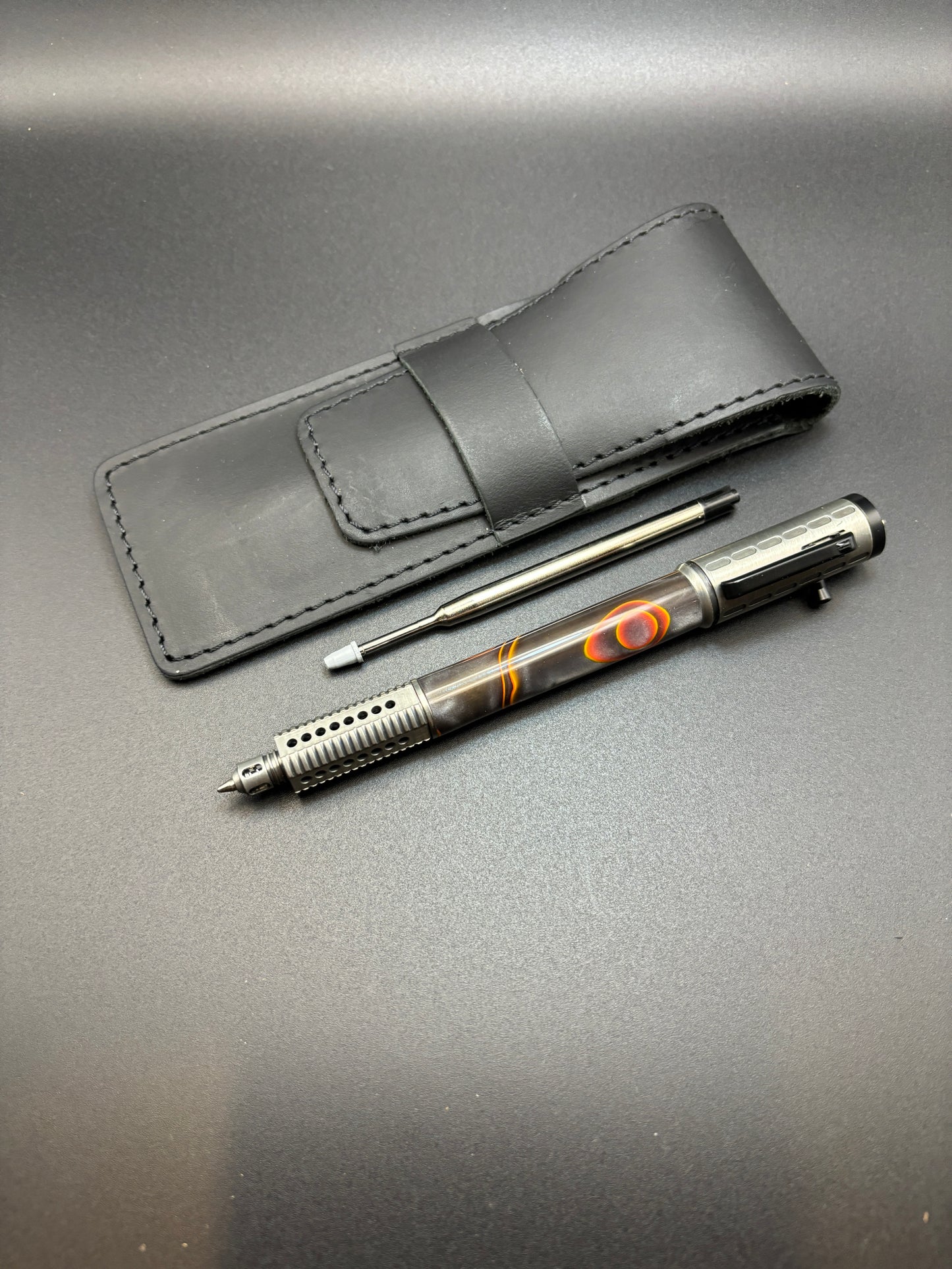 Semi-Automatic Rifle Pen ★ Antique Pewter ★ Midnight