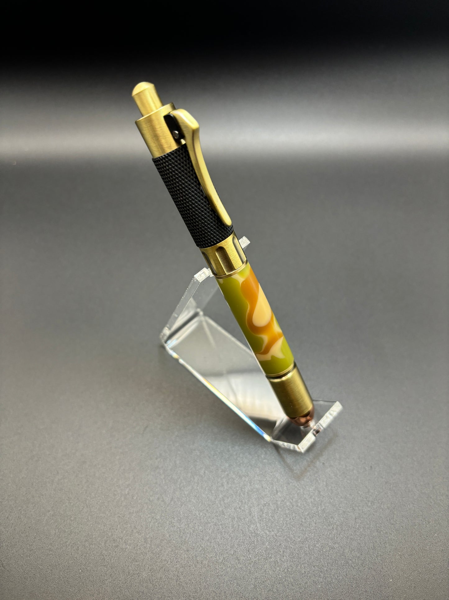 Revolver Pen ★ Antique Brass ★ Desert Camo