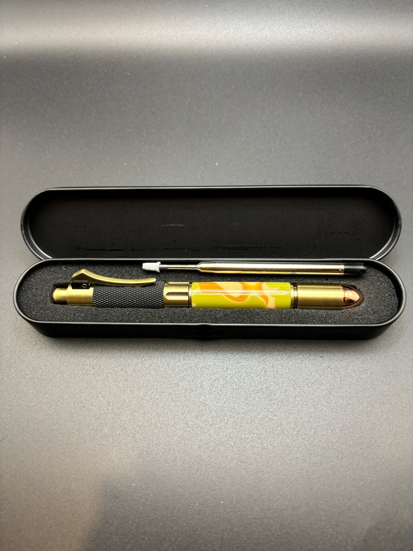 Revolver Pen ★ Antique Brass ★ Desert Camo