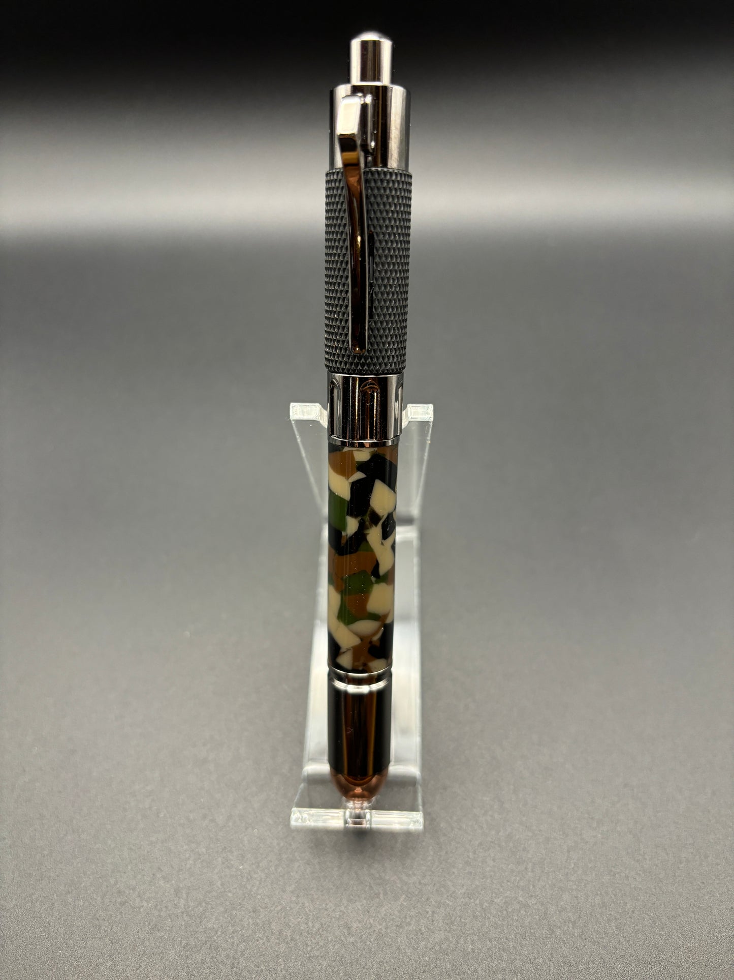 Revolver Pen ★ Gun Metal ★ Woodland Camo